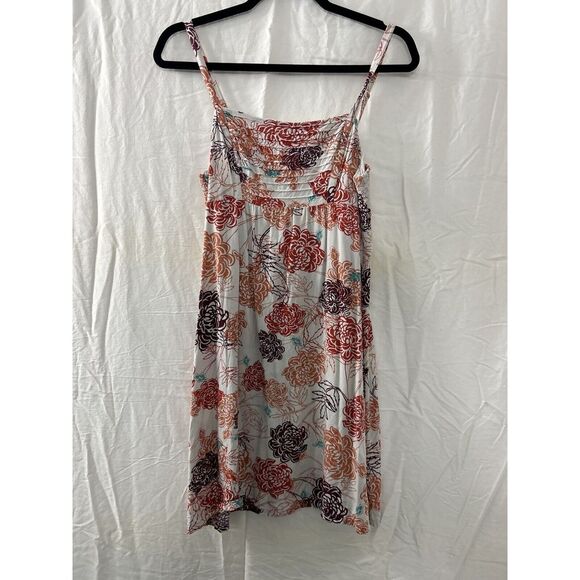 Relax Tommy Bahama Multicolor Tropical Flower Spaghetti‎ Strap Dress Womens Sz 8 - Picture 1 of 10
